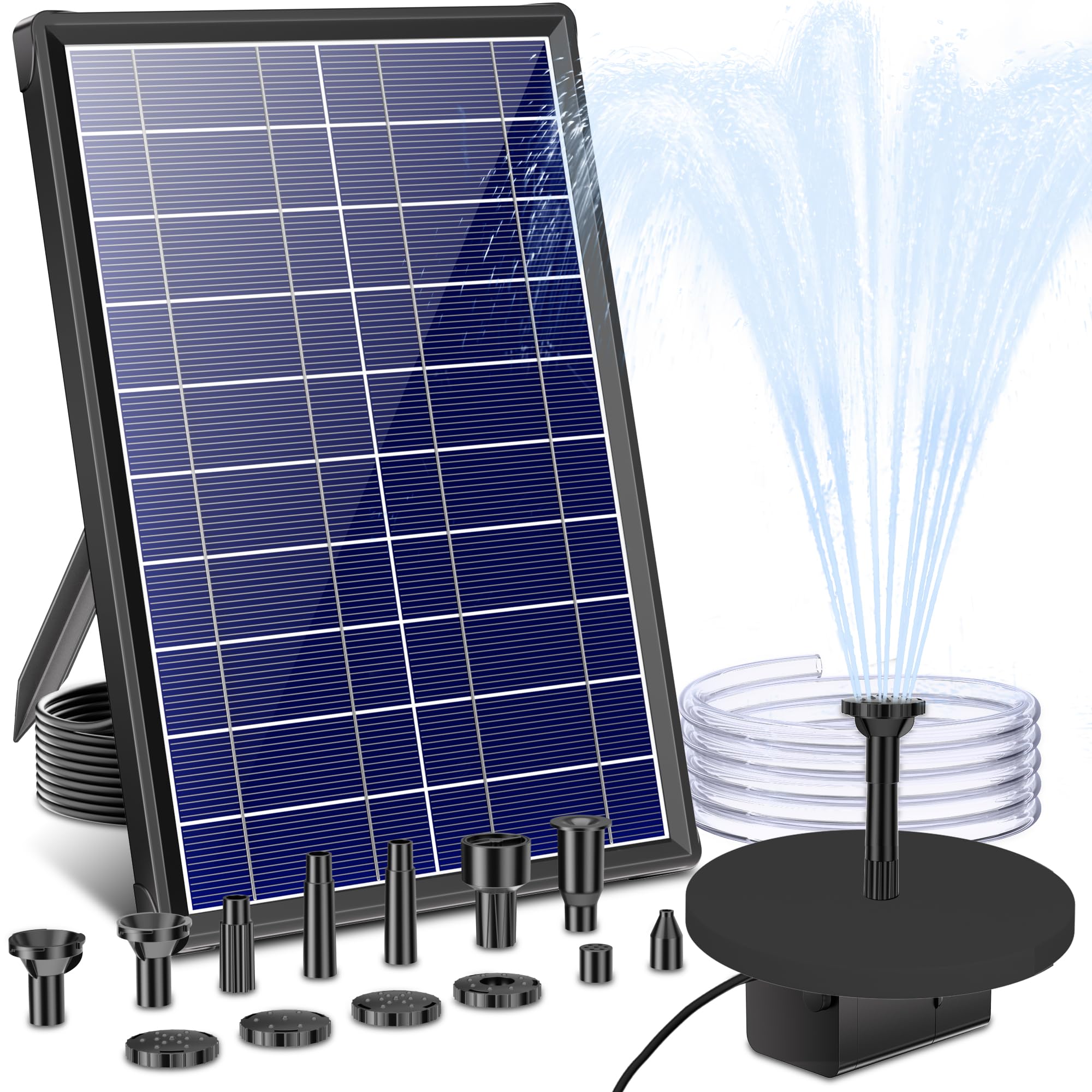 Biling 7.5W Solar Pump for Ponds & Bird Baths with Tubing – BILING