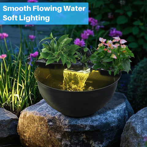 Biling Tabletop Waterfall Pond Kit – Relaxation Fountain – BILING