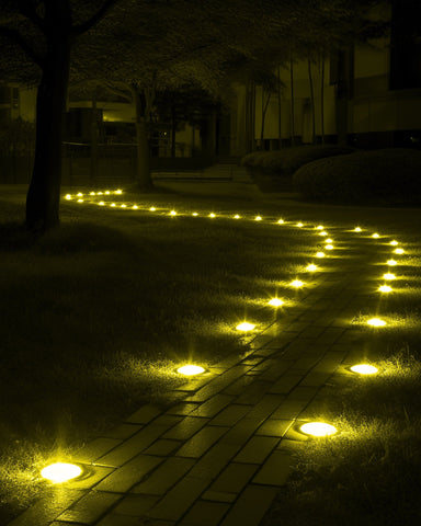 Biling Solar Outdoor Lights 8 Pack Warm